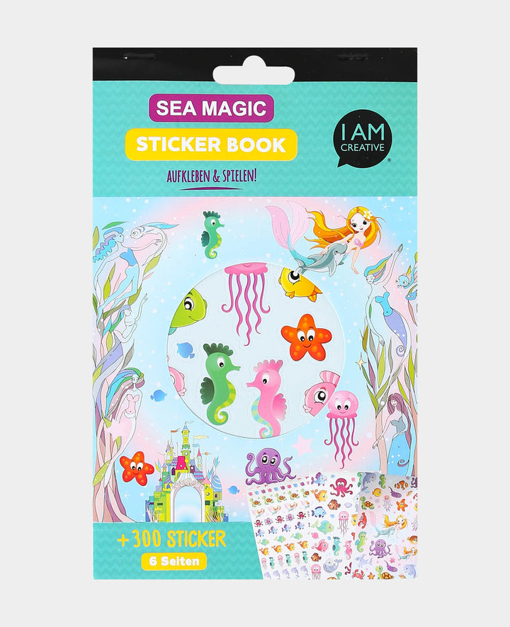 Stickerbook Sea Magic, Bunt, 15 x 24 cm
