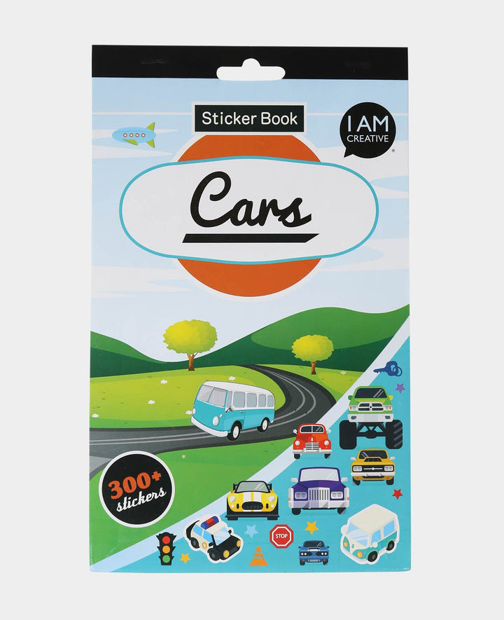 Sticker Book Cars, Colourful, 15 x 24 cm