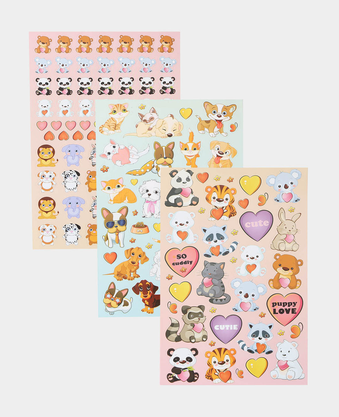 Stickerbook Haustiere, Bunt, 15 x 24 cm