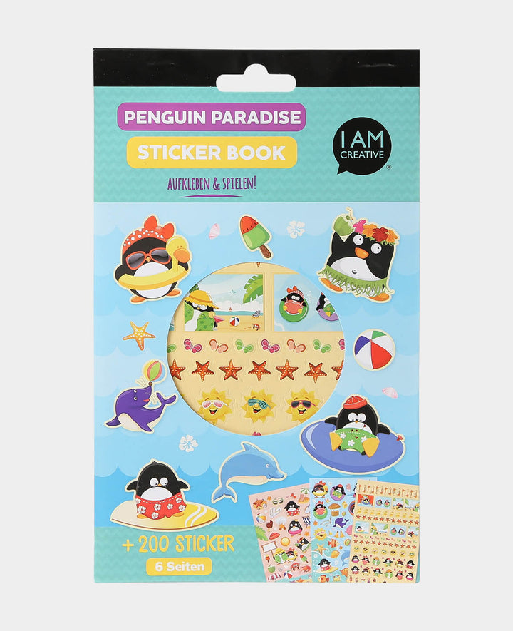 Sticker Book Penguin, Colorful, 15 x 24 cm