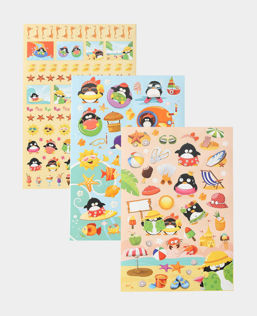 Sticker Book Penguin, Colorful, 15 x 24 cm