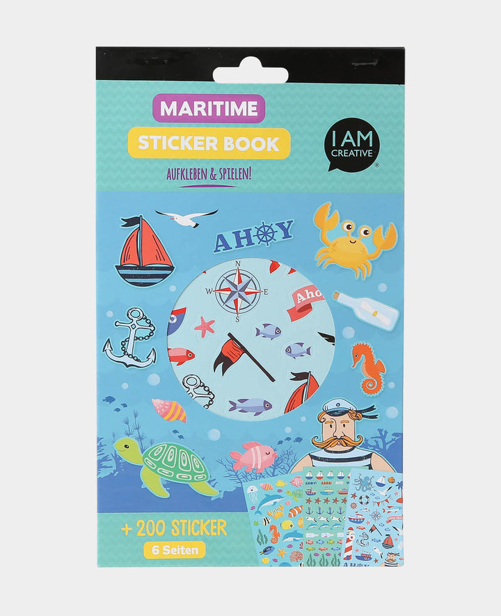 Sticker Book Maritime, Colorful, 15 x 24 cm