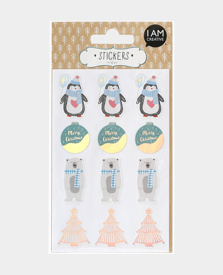 Sticker Set X-Mas II, 4 sheets