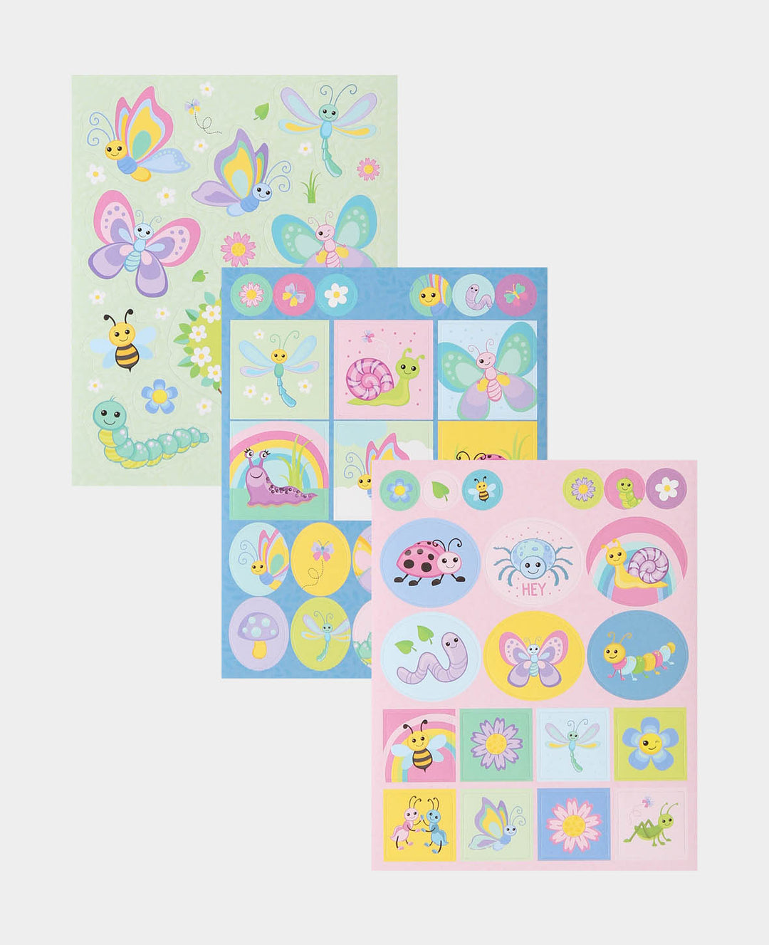 Mini Sticker Book Butterfly, Colorful, 9 x 11.5 cm
