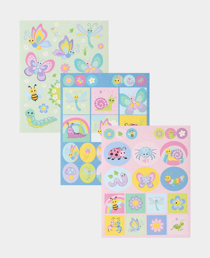 Mini Sticker Book Butterfly, Colorful, 9 x 11.5 cm