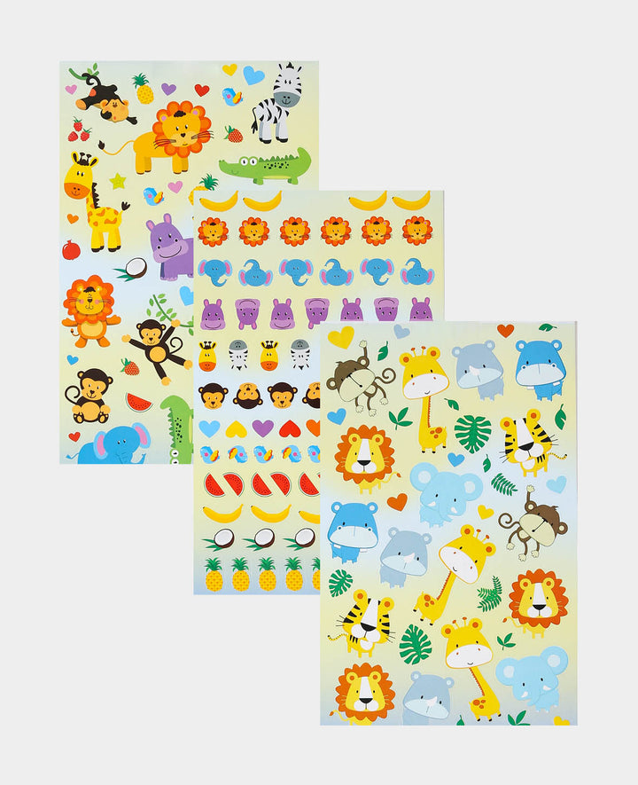 Stickerbook Dschungle Babys, Multicolore, 15 x 24 cm