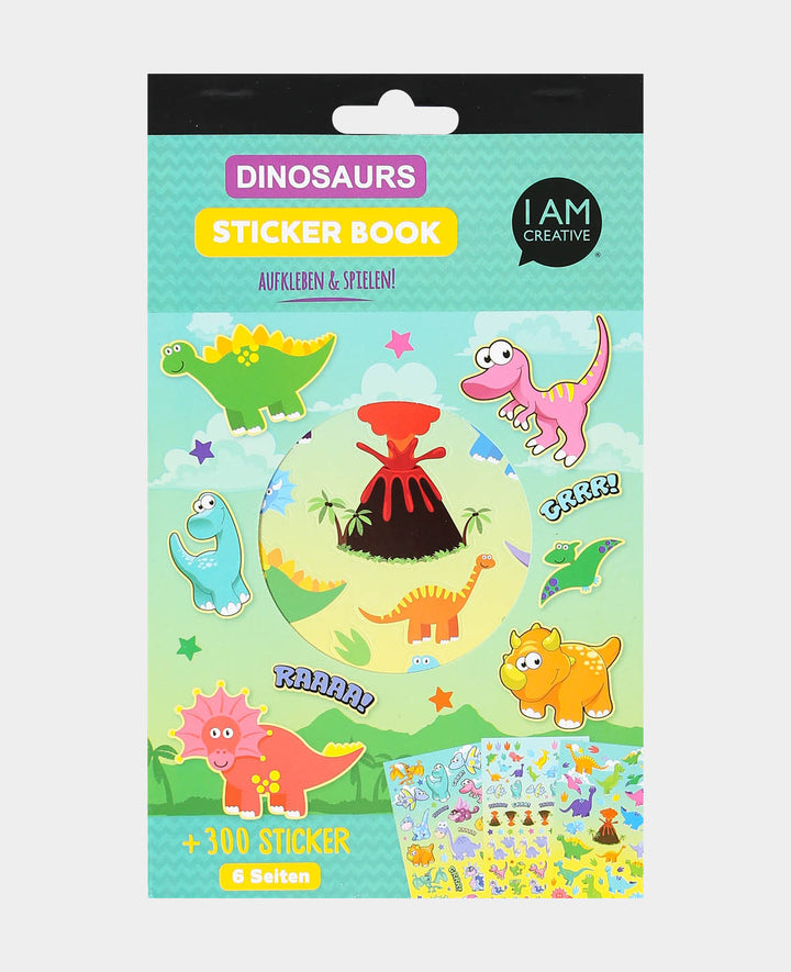 Stickerbook Dinos, Couleurs, 15 x 24 cm