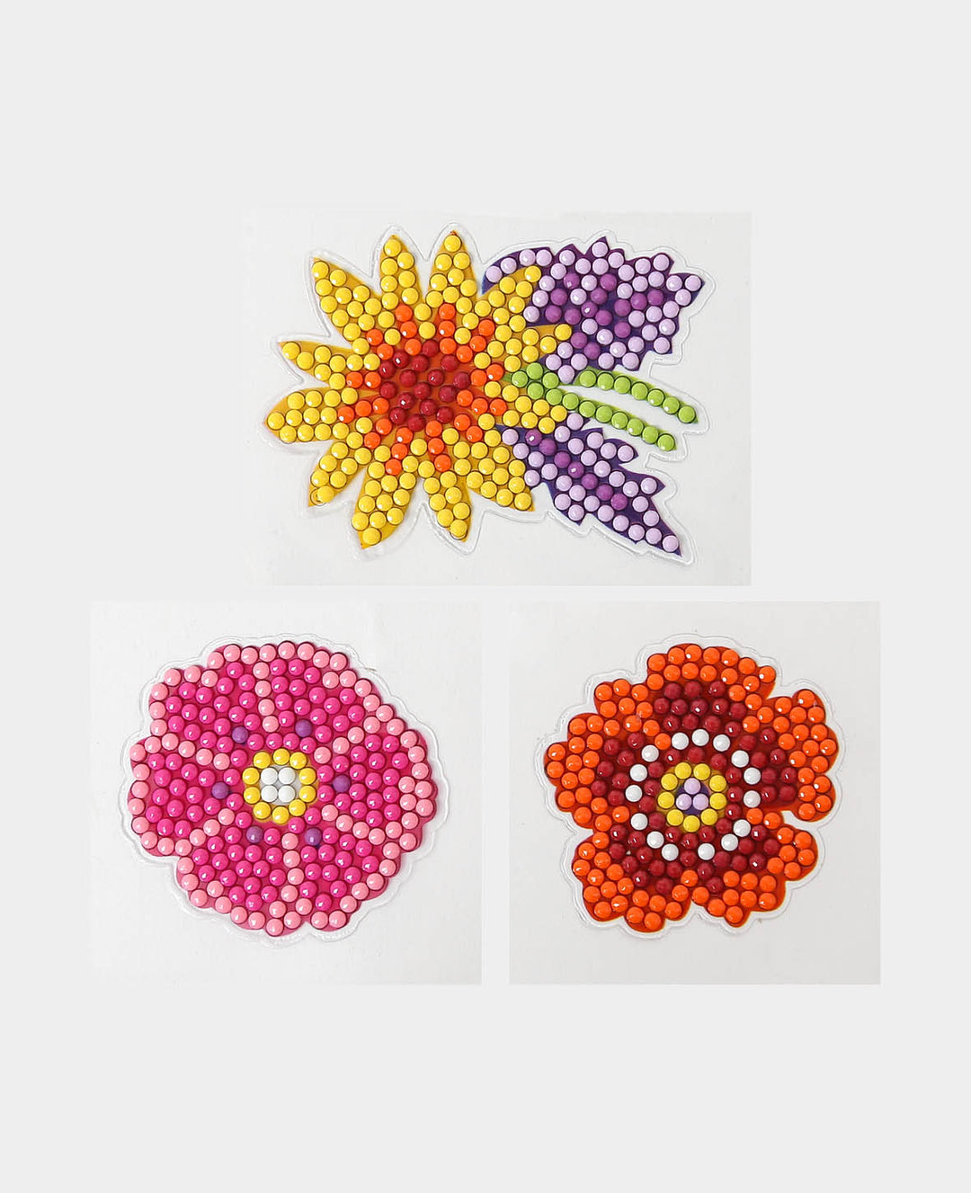 Diamond Painting Sticker Flowers, Blumen, inkl. Zubehör &amp; Anleitung
