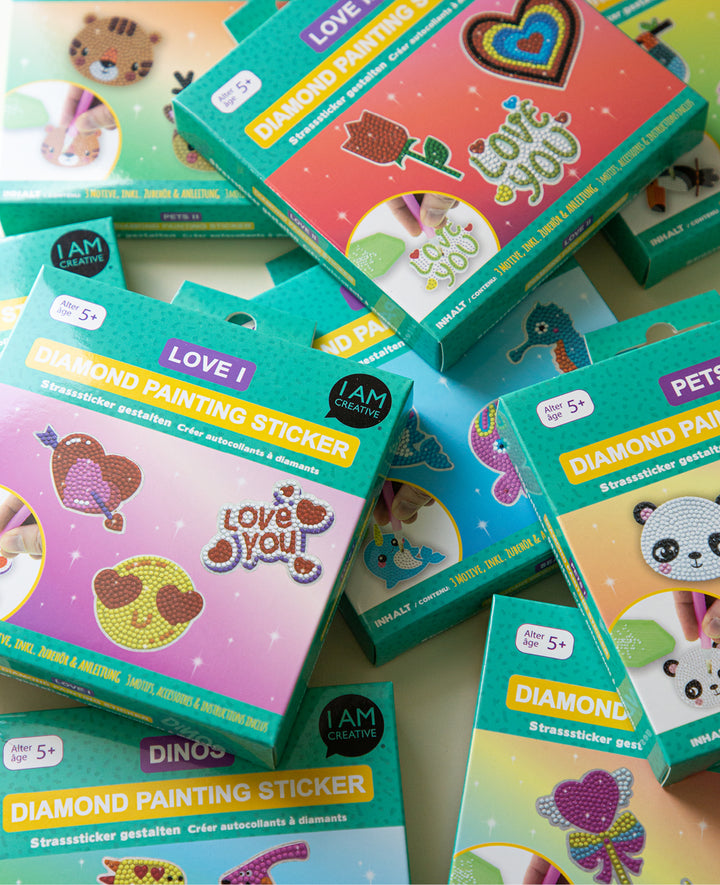 Diamond Painting Sticker Sweets, incl. accessories &amp; instructions