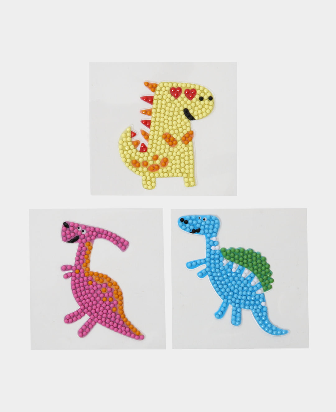 Diamond Painting Sticker Dinos, inkl. Zubehör &amp; Anleitung