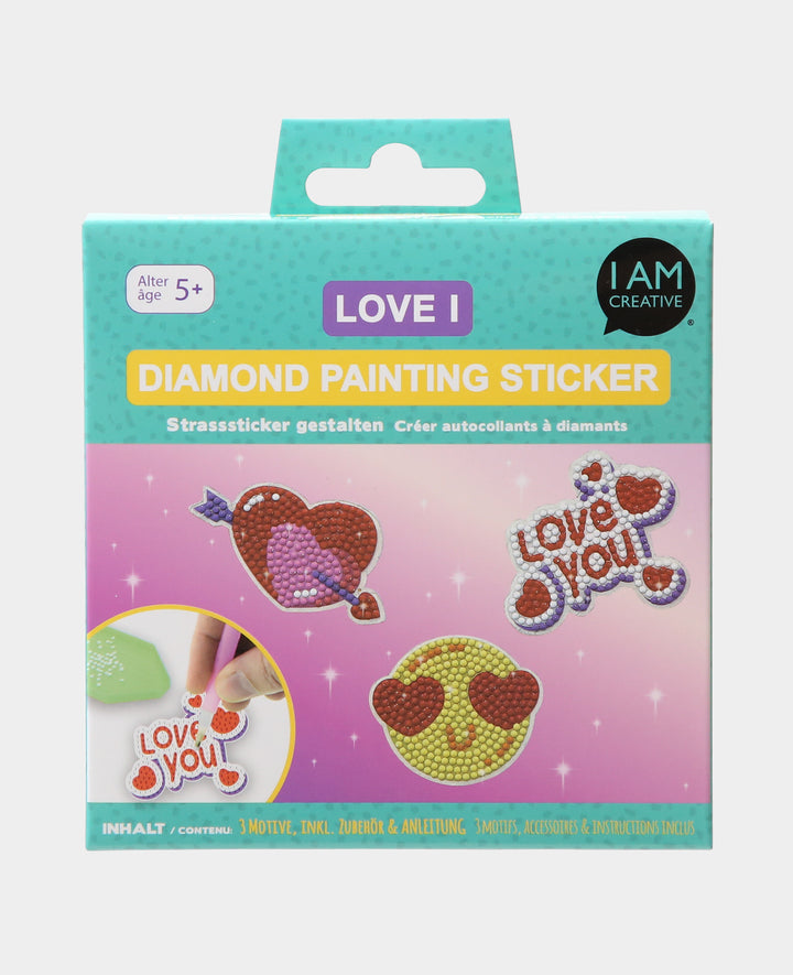 Diamond Painting Sticker Love I