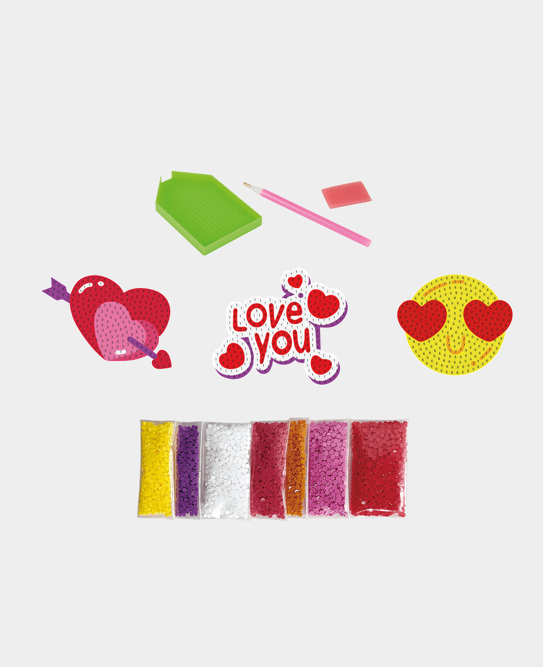 Diamond Painting Sticker Love I