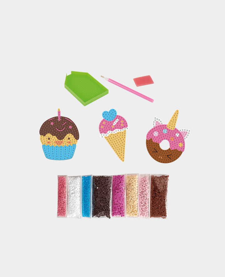 Diamond Painting Sticker Sweets, incl. accessories &amp; instructions