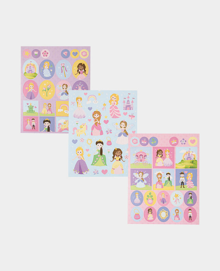 Mini Stickerbook Princess, Bunt, 9 x 11.5 cm