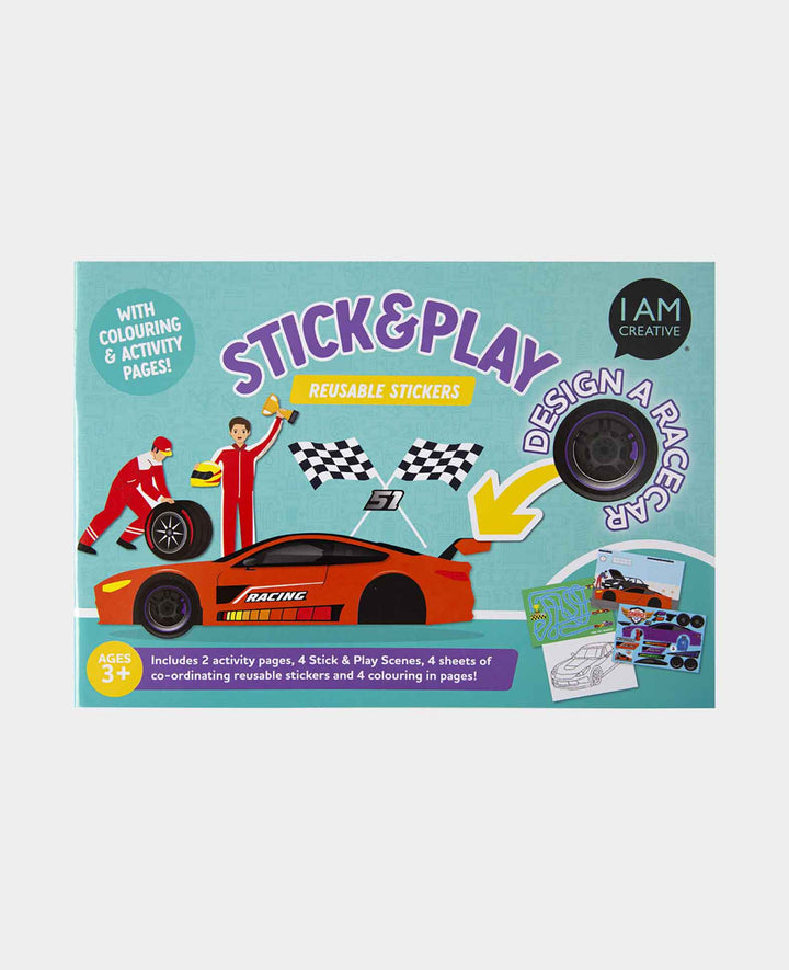 Livre Stick and Play Cars, A5, 1 livre
