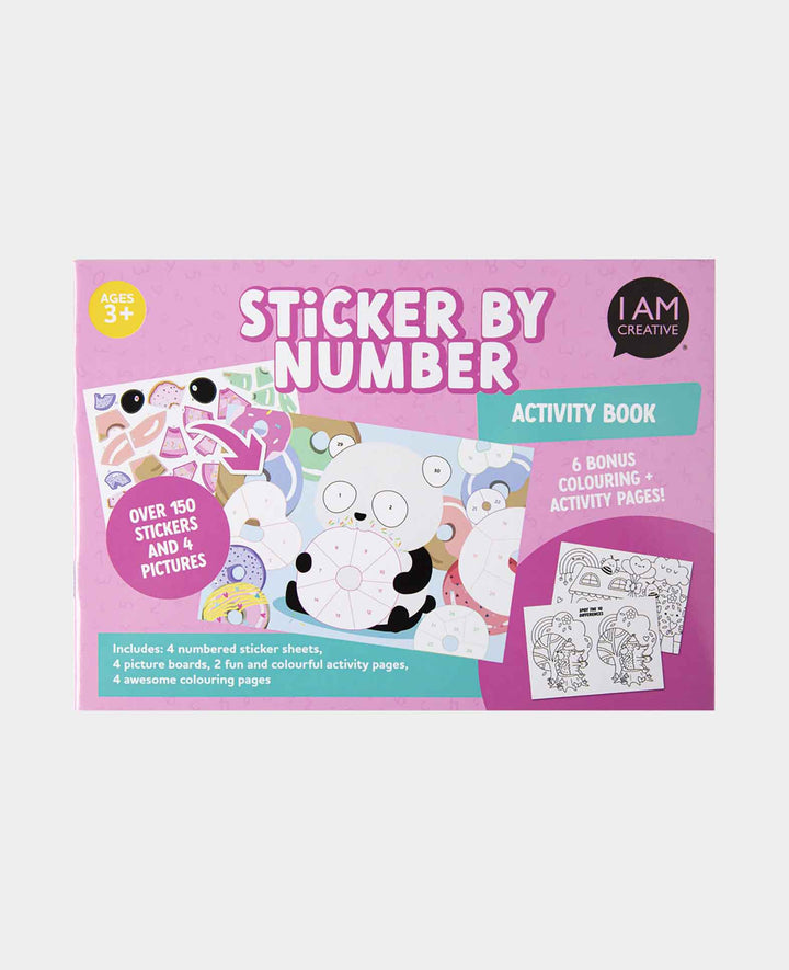 Sticker by Numbers Cute, A5, 1 Book