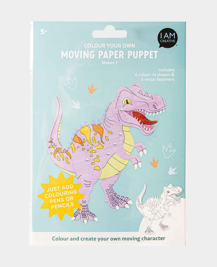 Papier-Puppen Dino, 16 x 23 cm, 1 Set