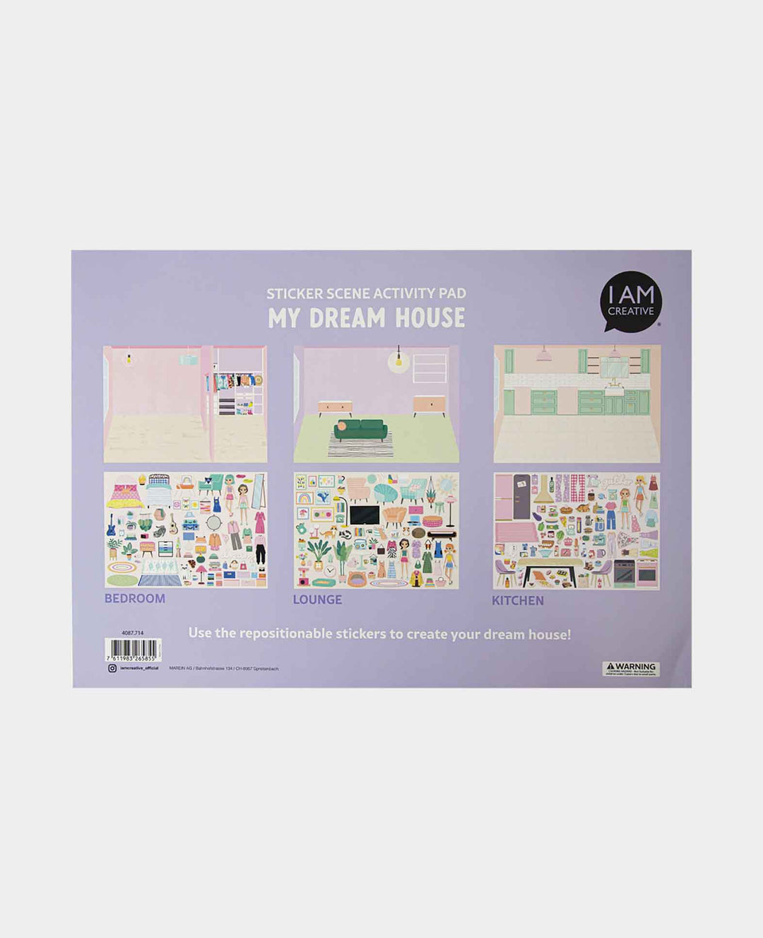 Aktivitätsblock Dream House, A3, 1 Block