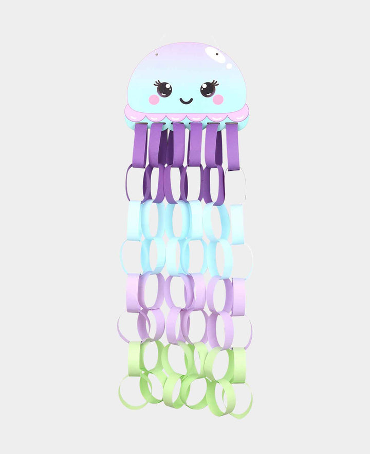 Paper Chain Set Jellyfish, 16 x 23 cm, 1 Set
