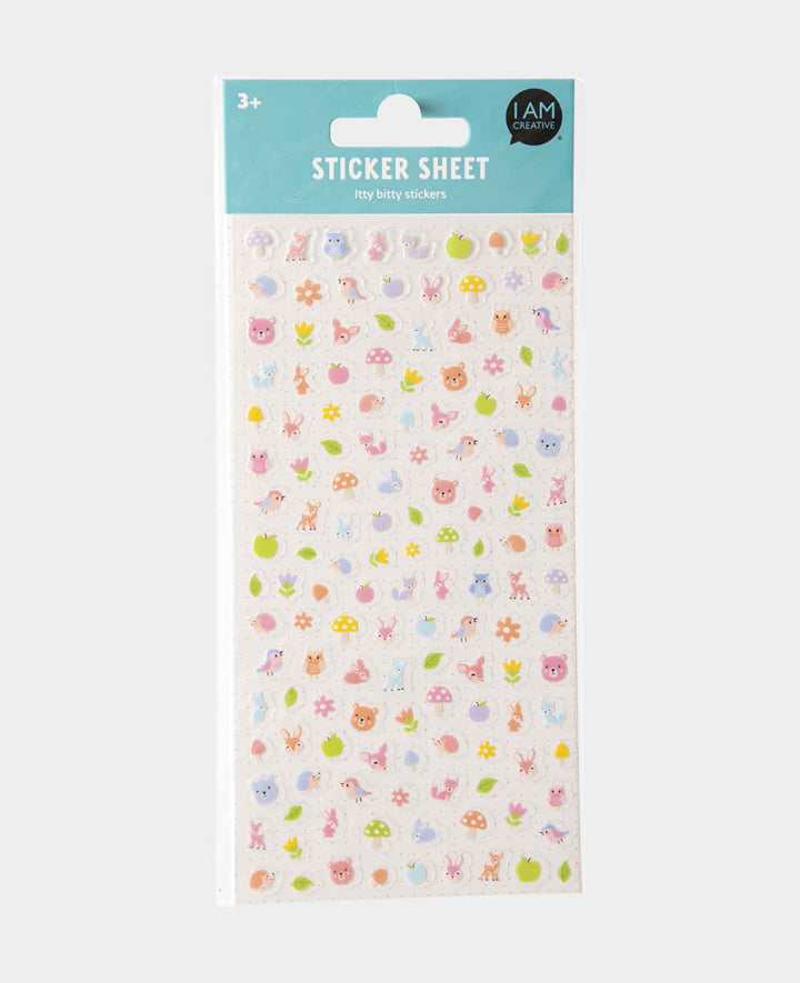 Mini-Sticker Cute Animal, 9 x 21 cm, 1 Bogen