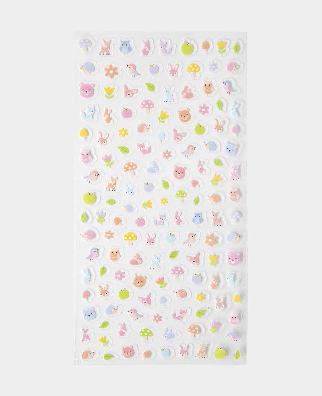 Mini-Sticker Cute Animal, 9 x 21 cm, 1 Bogen