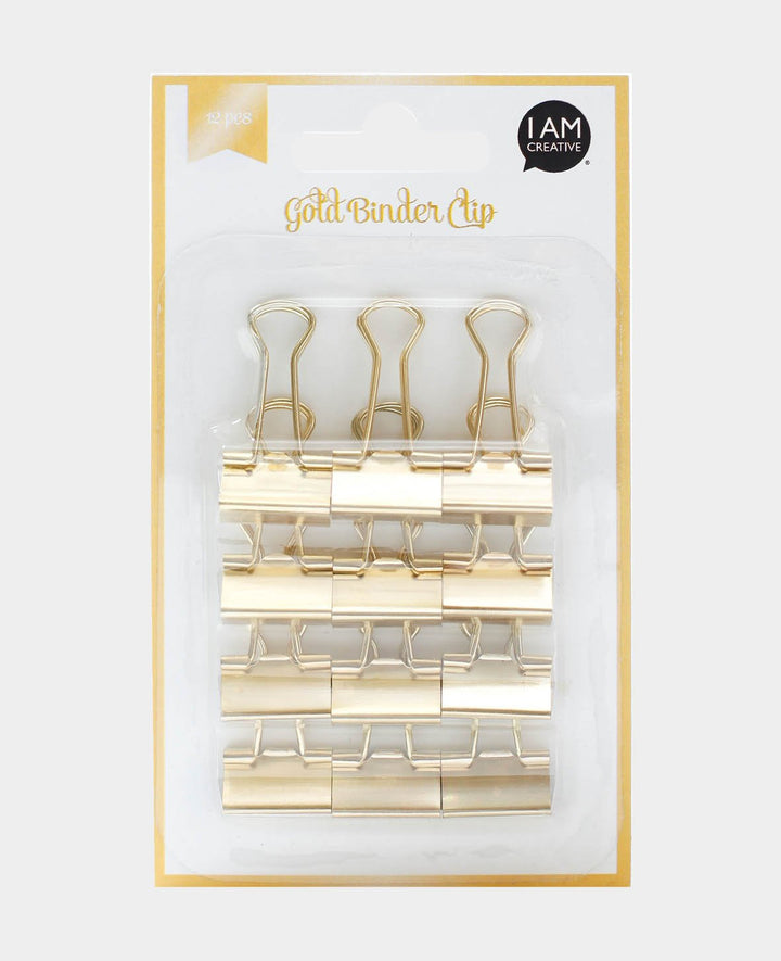 Paper clips, gold