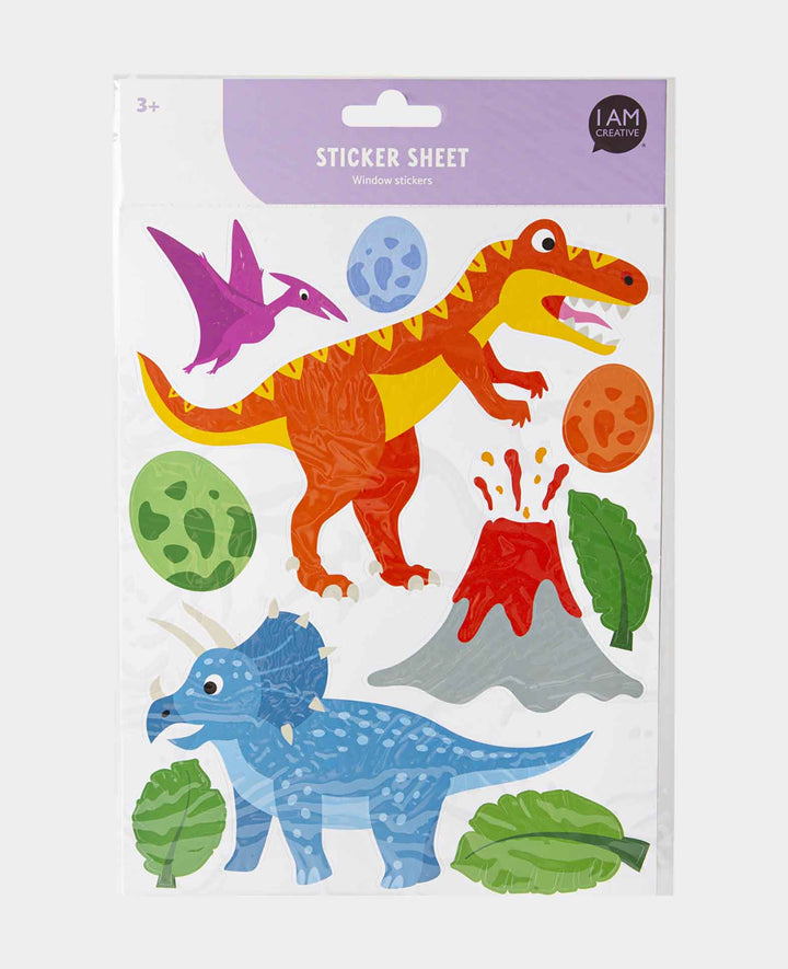 Fenster-Sticker Dino, 20 x 30.5 cm, 1 Bogen