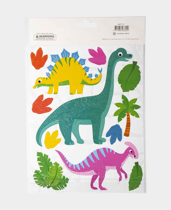 Fenster-Sticker Dino, 20 x 30.5 cm, 1 Bogen