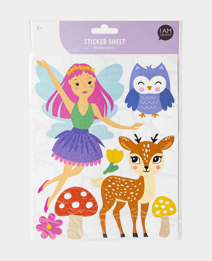Fenster-Sticker Fairy, 20 x 30.5 cm, 1 Bogen
