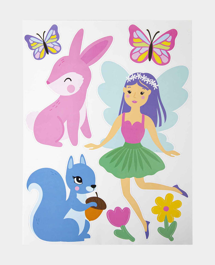 Fenster-Sticker Fairy, 20 x 30.5 cm, 1 Bogen