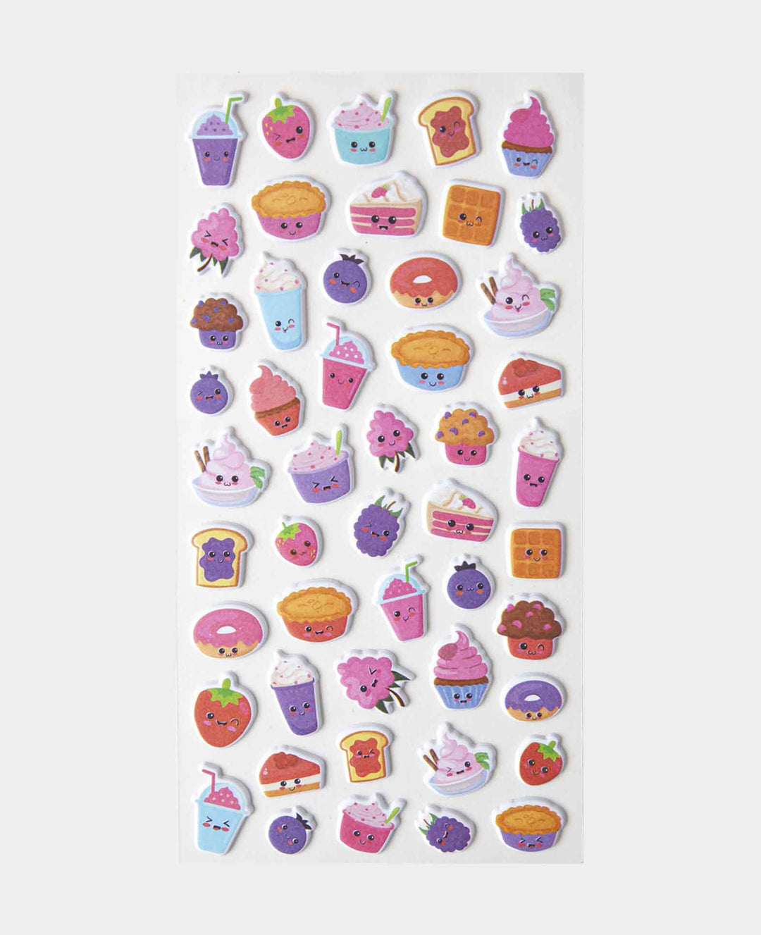 Mini-autocollants Puffy Smoothie, 9 x 21 cm, 1 feuille