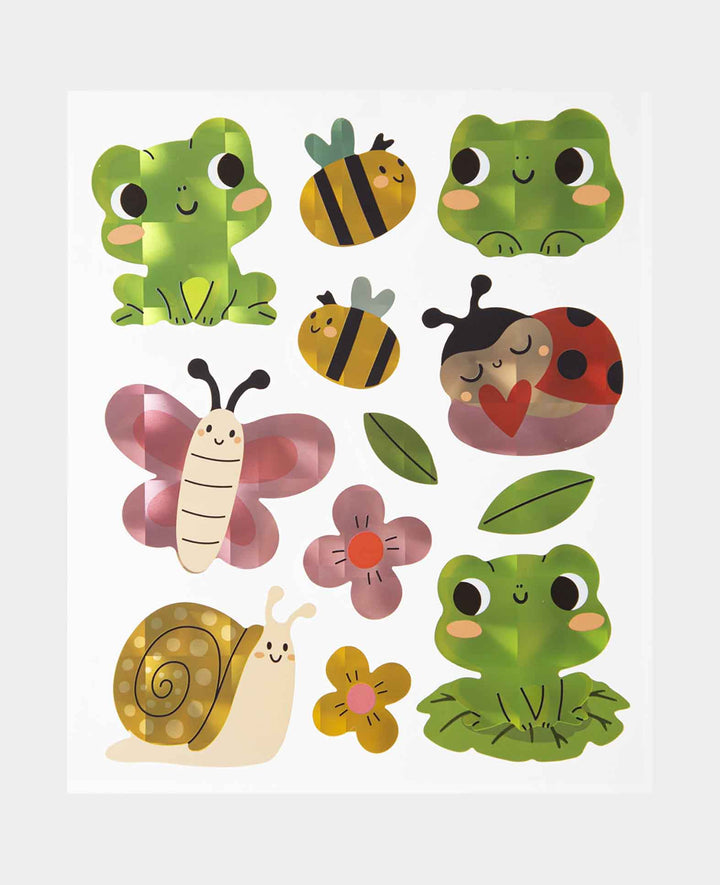 Sticker Holograph Frosch, A5, 1 Bogen