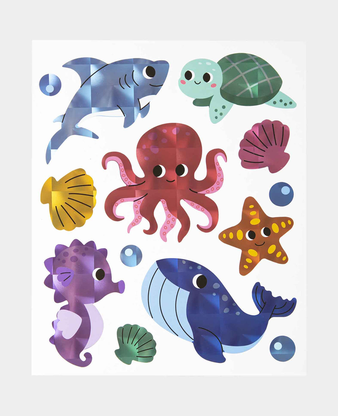 Sticker Holograph Meer, A5, 1 Bogen