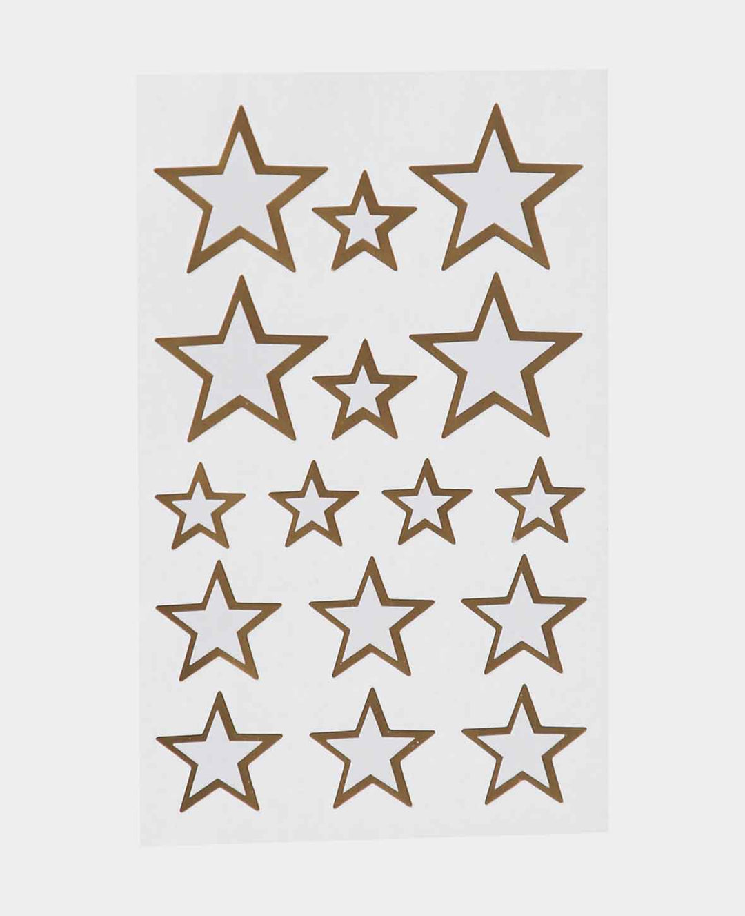 Sticker Stern, Gold, ø 17, 20, 32 mm, 4 Blatt, 64 Stk.