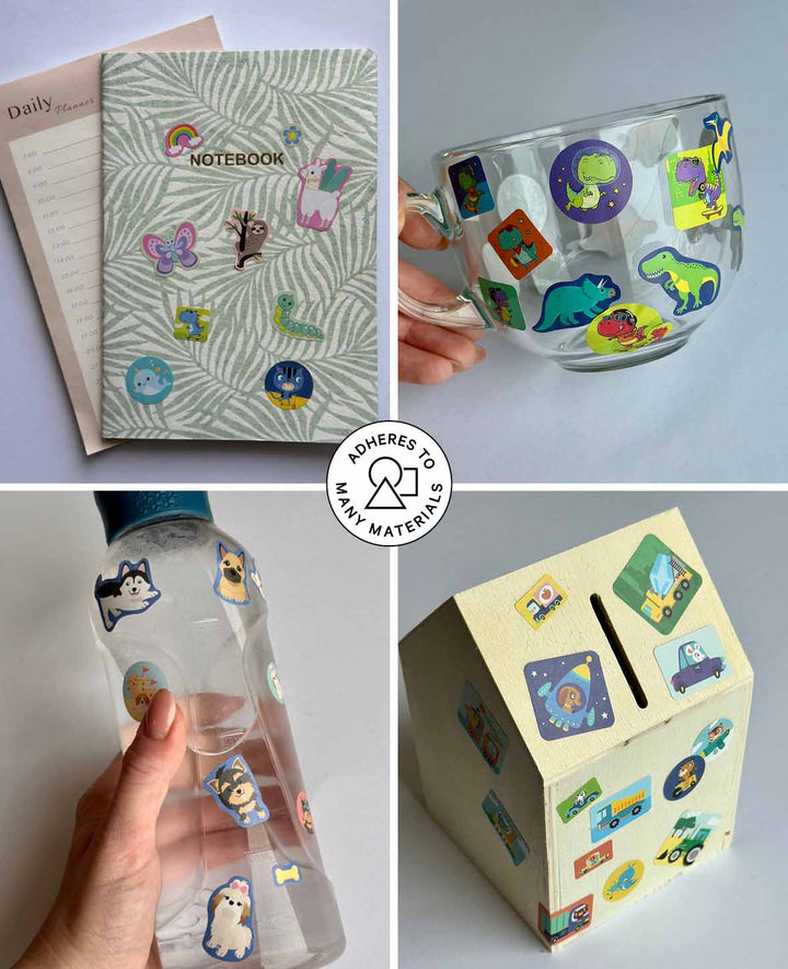 Sticker Book Cars, Colourful, 15 x 24 cm