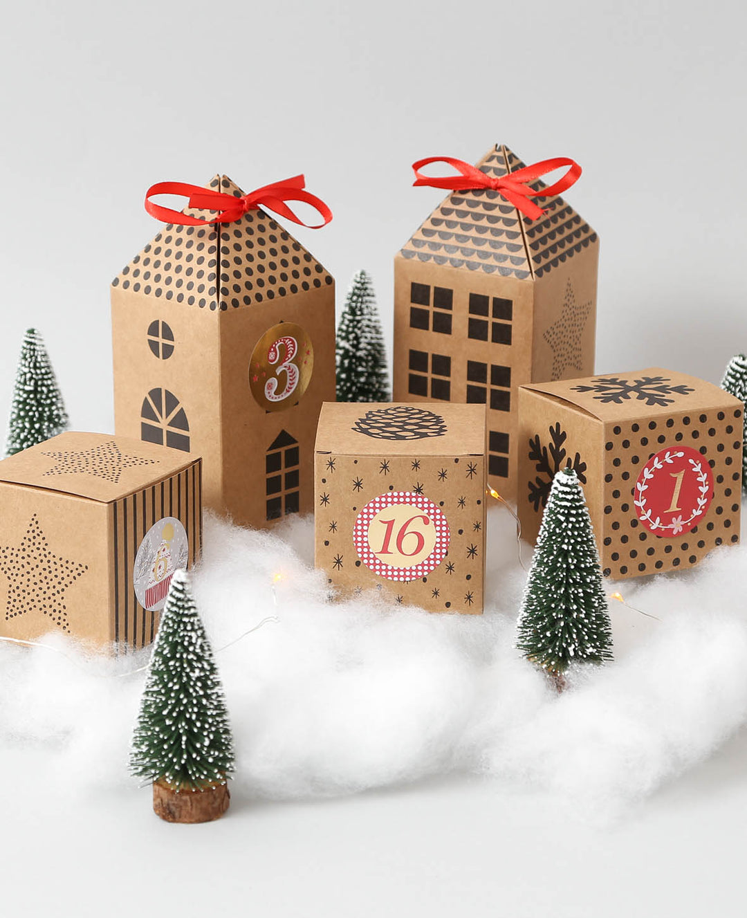 Adventskalender Dorf, 49 tlg.