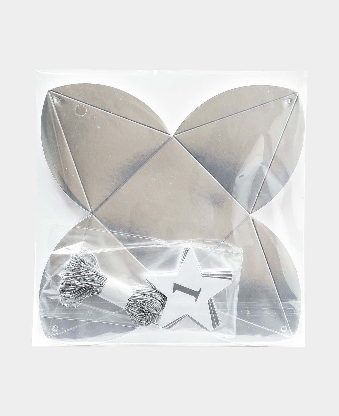 Adventskalender-Boxen Silber/Weiss, 8×8×8 cm, 49-tlg.