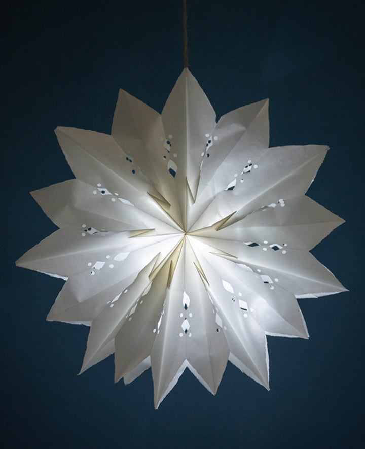 Papierbeutel, 13 x 24 x 8 cm, Weiss, 6 Stk.