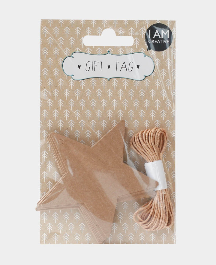 Geschenkanhänger Stern, 20 Stk.