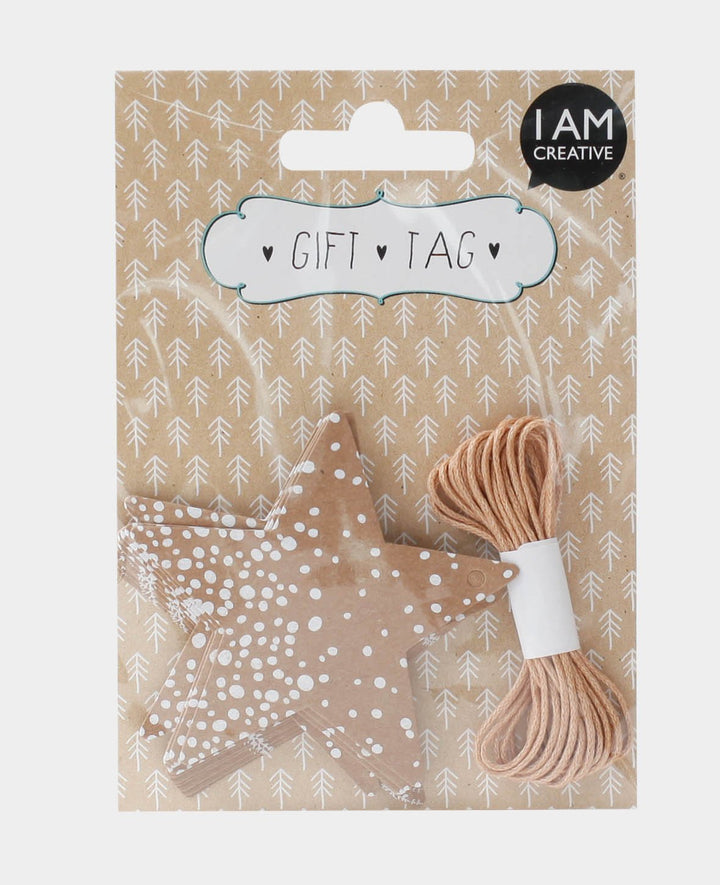 Gift Tags Star, 12 pcs.