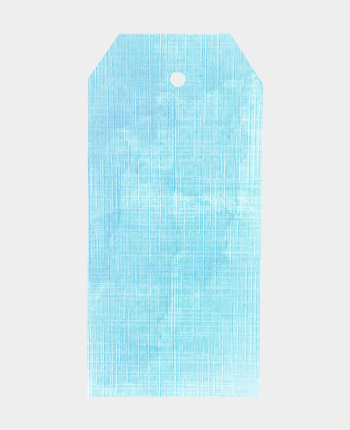 Geschenkanhänger Aquarell Optik, Blau, 5 x 10.3 cm, 20 Stk.