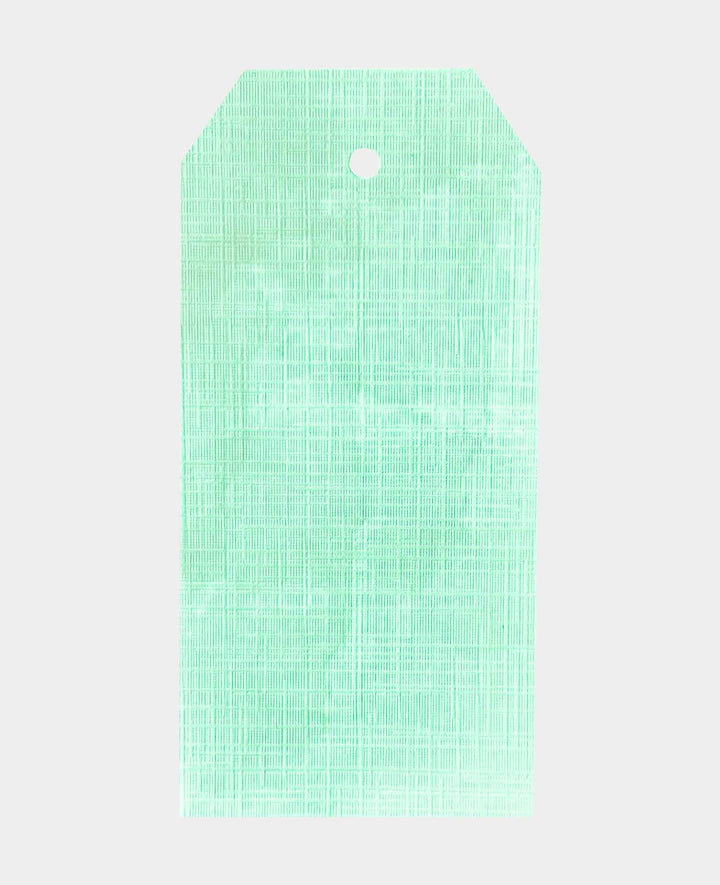 Geschenkanhänger Aquarell Optik, Mint, 5 x 10.3 cm, 20 Stk.
