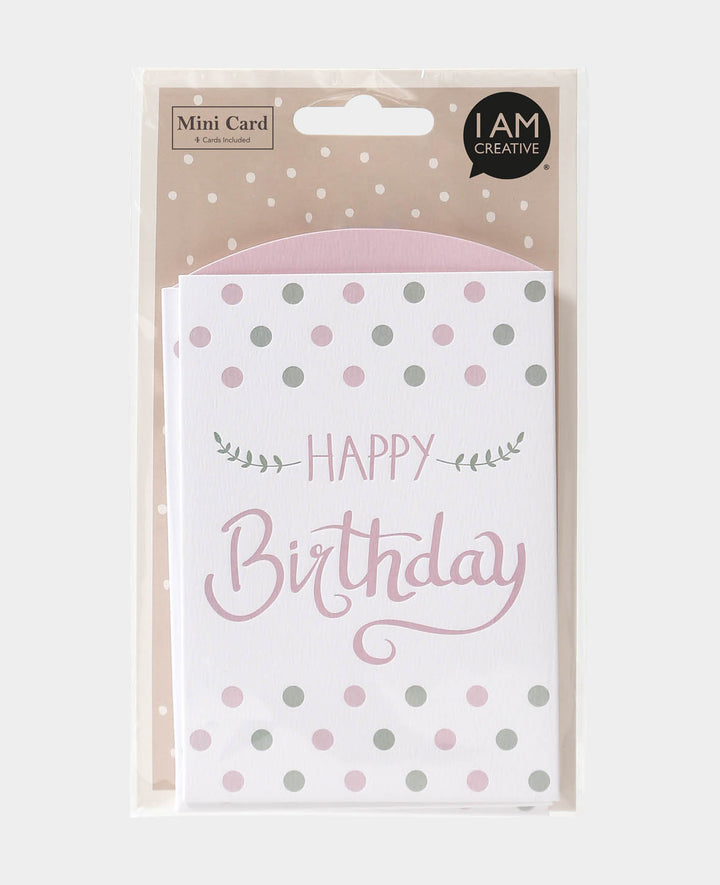 Happy Birthday Karten-Set, 8 tlg.