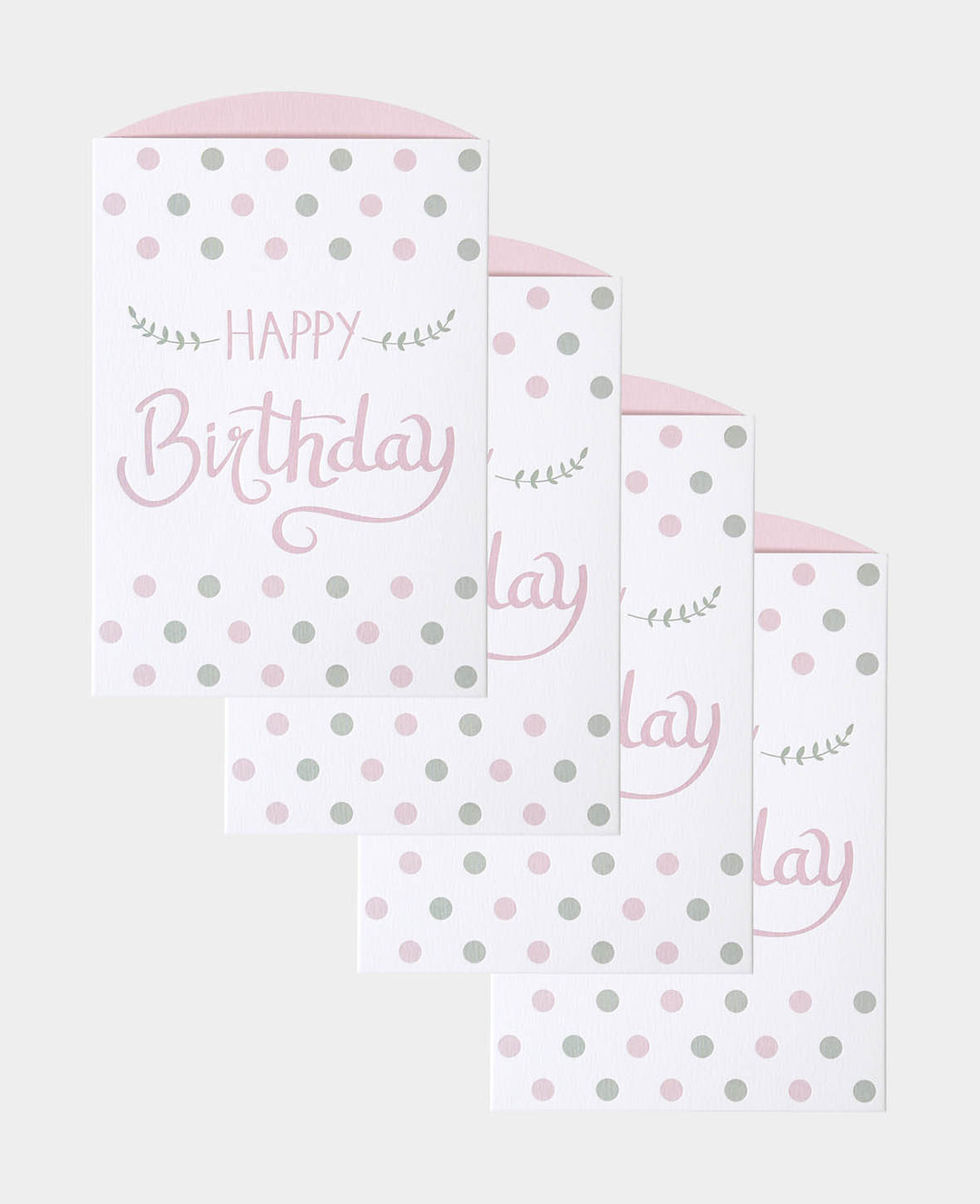 Happy Birthday Karten-Set, 8 tlg.