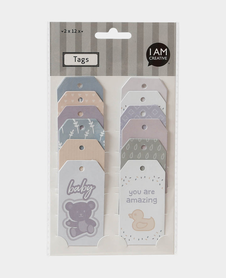 Tags Baby, 12 x 2 Stk.