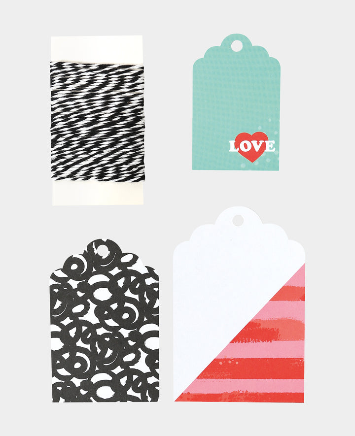 Geschenkanhänger Set Love, 30 Stk.