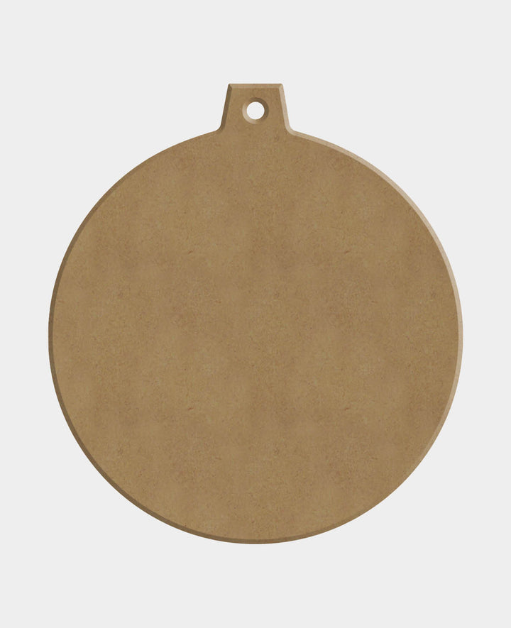 MDF-Deko Kugel, 9 x 0.5 x 10 cm, Braun, 1 Stk.