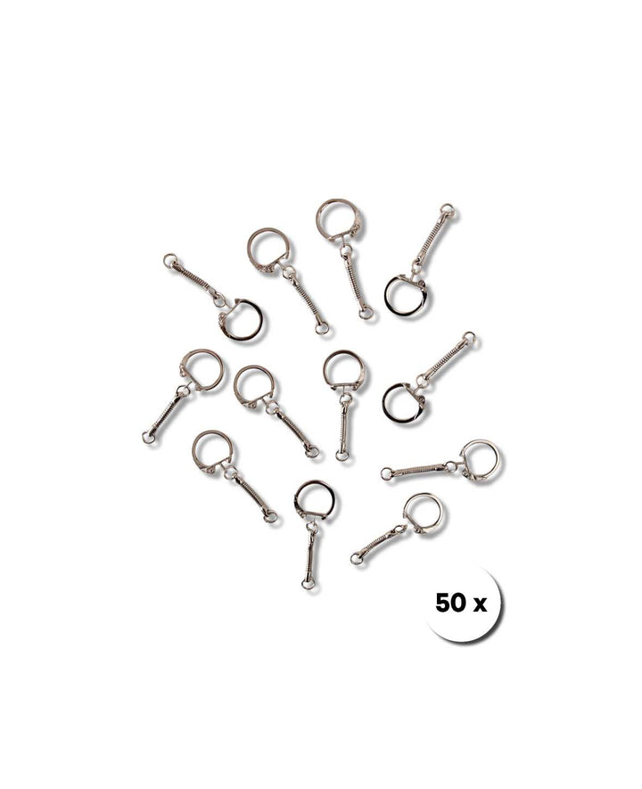Keychain with chain, 6 cm, 50 pcs.