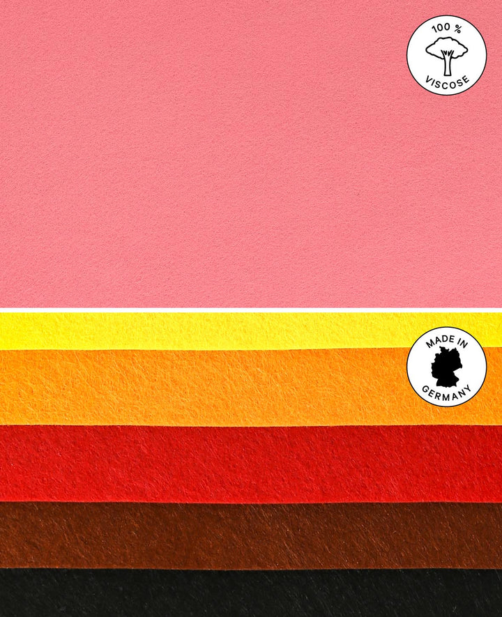 Filz, 20 x 30 cm x 1 mm, 1 Stück
