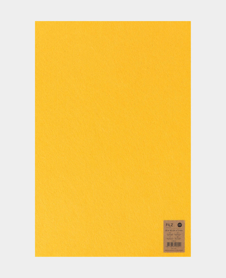 Felt, Corn Yellow, 30 x 45 cm x 3 mm, 1 piece